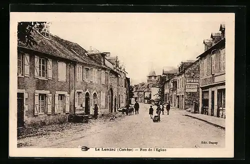 AK Le Lenzac, Rue de l`Eglise