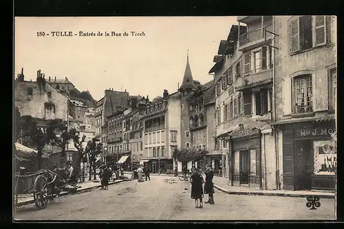 AK Tulle, Entrée de la Rue de Trech