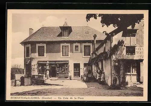 AK St-Martial-de-Gimel, Un Coin de la Place