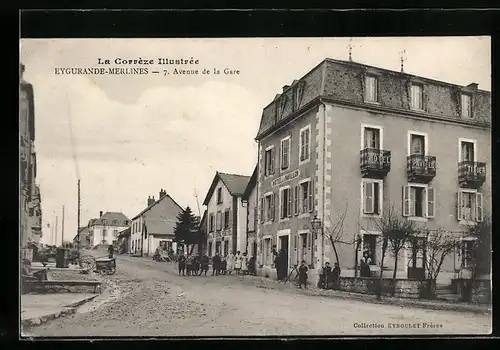 AK Eygurande-Merlines, Avenue de la Gare