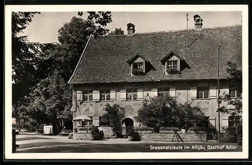 AK Grossholzleute im Allgäu, Gasthof Adler