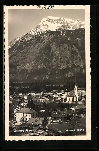 AK Brixlegg /Unterinntal, Ortsansicht mit Kirche