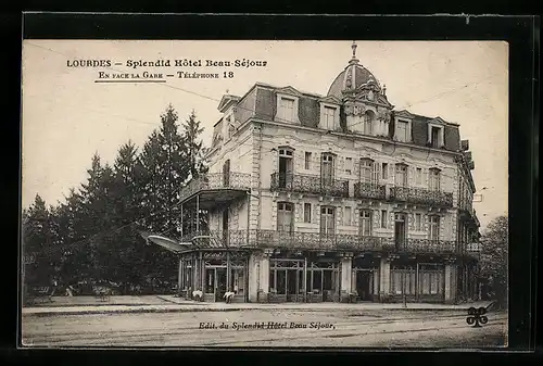 AK Lourdes, Hôtel Beau-Séjour