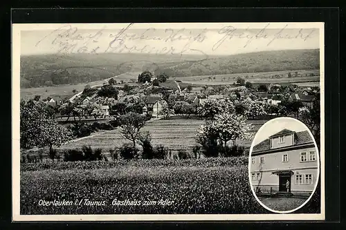 AK Oberlauken im Taunus, Gasthaus Zum Adler