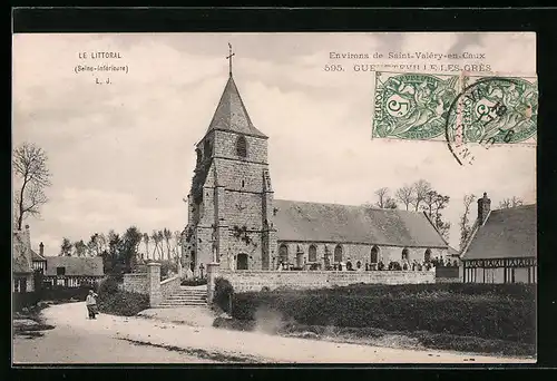 AK Gueutteville-les-Grès, Le Eglise