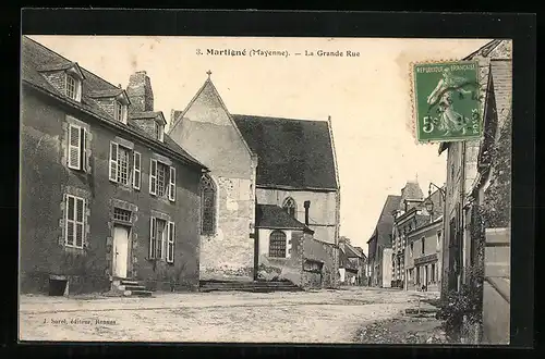 AK Martigné, La Grande Rue