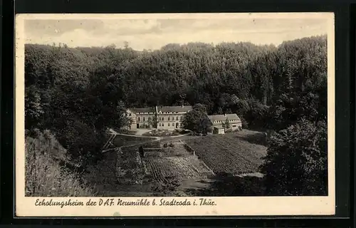 AK Stadtroda i. Thür., Erholungsheim der DAF-Neumühle