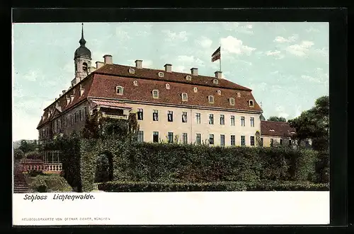 AK Lichtenwalde i. Sa., Blick zum Schloss