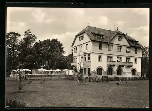 AK Karlsruhe-Durlach, Gartenpartie vor der Sportschule Schöneck