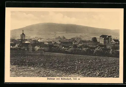 AK Kühndorf, Dolmar mit der Ortschaft