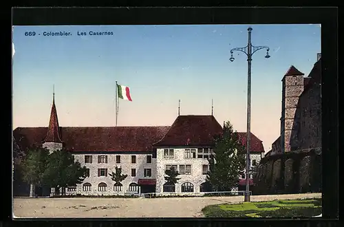 AK Colombier, Les Caserne, Kaserne