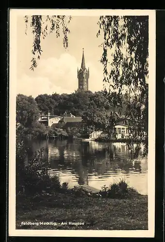 AK Feldberg /Meckl., Am Hauptsee