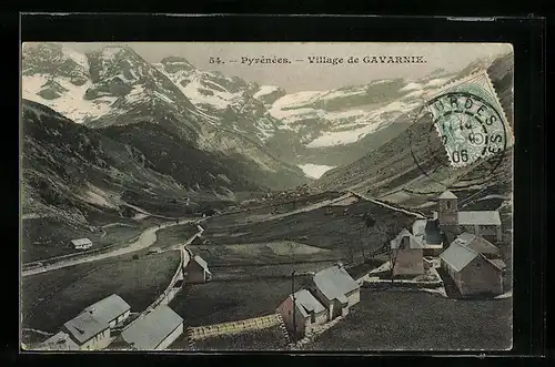 AK Gavarnie, Ortsansicht bei Tag