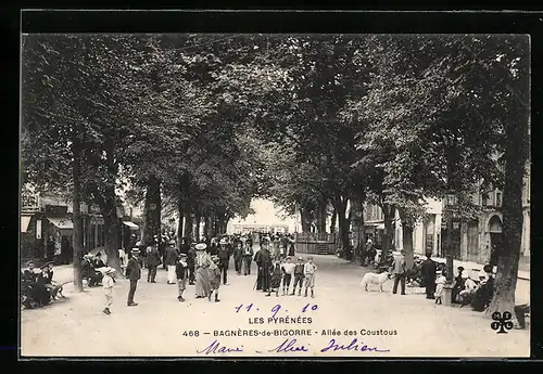 AK Bagnères-de-Bigorre, Allee des Coustous