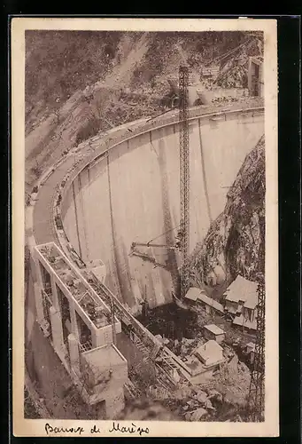 AK Marèges, Usine Hydro-Electrique, Le Barrage