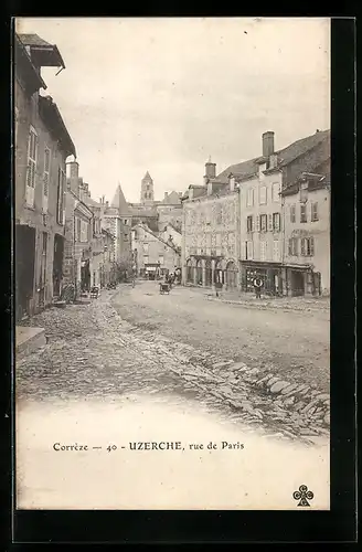 AK Uzerche, Rue de Paris