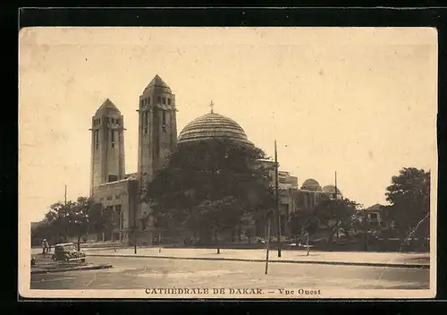 AK Dakar, Cathédrale, Vue Ouest