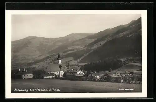 AK Jochberg bei Kitzbühel, Gesamtansicht aus der Vogelschau