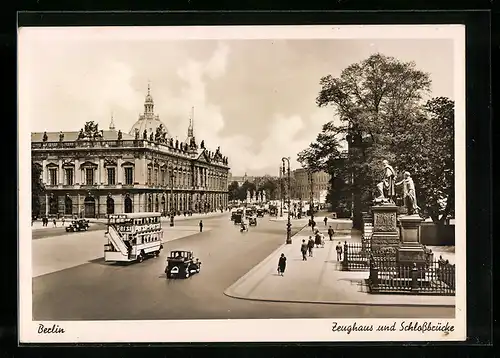 AK Berlin, Zeughaus und Schlossbrücke