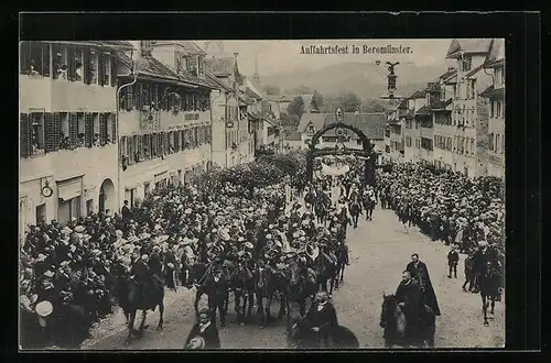 AK Beromünster, Andrang beim Auffahrtsfest