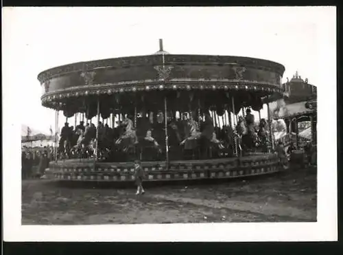 Fotografie England Fair, Rummel-Kirmes-Volksfest, Karussell / Fahrgeschäft, Pferde-Karussell, Carousel