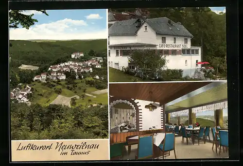 AK Neuweilnau / Taunus, Café und Restaurant Seel, Gesamtansicht