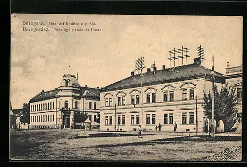 AK Beregszász, Penzügyi palota es Posta