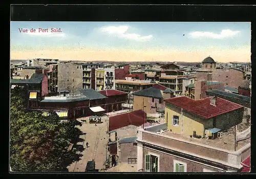 AK Port Said, Ortsansicht aus der Vogelschau