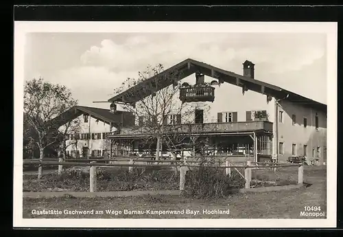 AK Bernau am Chiemsee, Gaststätte Gschwend