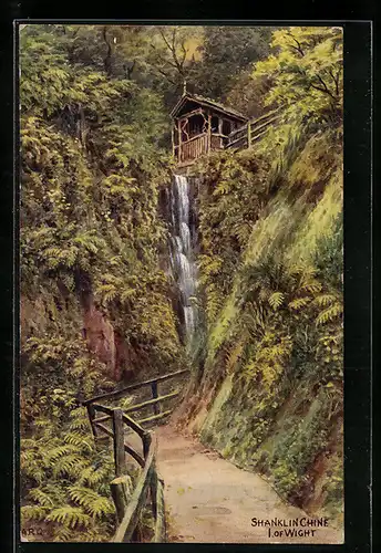 Künstler-AK A. R. Quinton: Isle of Wright, Shanklin Chine