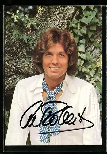 AK Musiker Chris Roberts, mit original Autograph