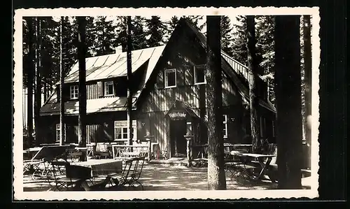 AK Altenberg im Erzgebirge, Gasthaus Waldschänke