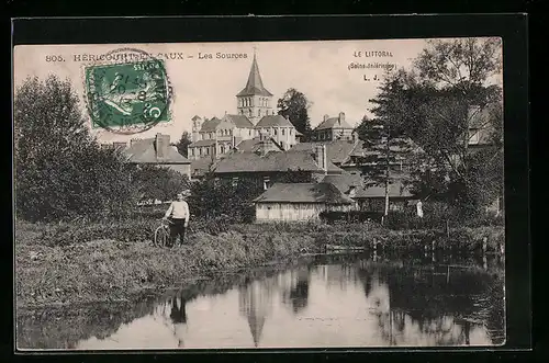 AK Héricourt-en-Caux, les Sources