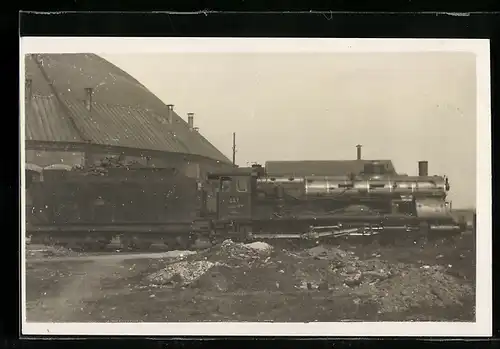 Foto-AK Lokomotive der englischen Eisenbahn mit Kennung 3236