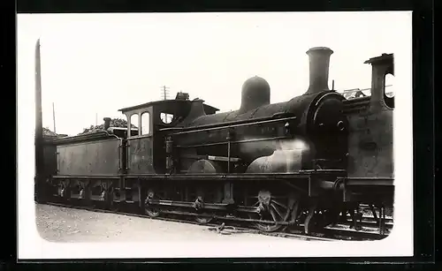 AK alte englische Lokomotive mit Heizkessel