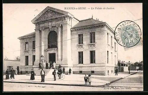 AK Mantes-s-Seine, Le Palais de Justice