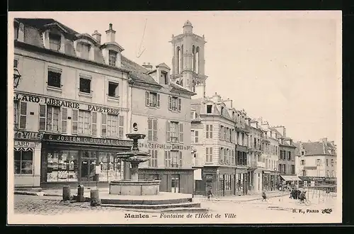 AK Mantes, Fontaine de l`Hotel de Ville