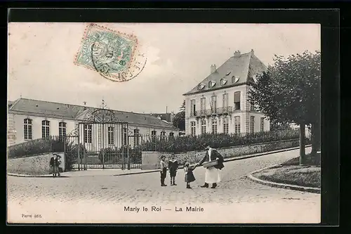 AK Marly le Roi, La Mairie