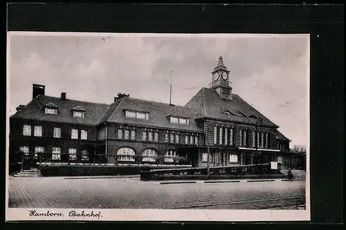 AK Hamborn, Ortspartie am Bahnhof