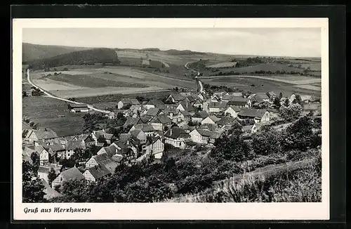 AK Merxhausen, Generalansicht der Stadt