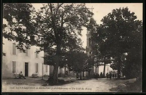 AK Saint-Sauveur-de-Meilhan, Un Coin du Bourg