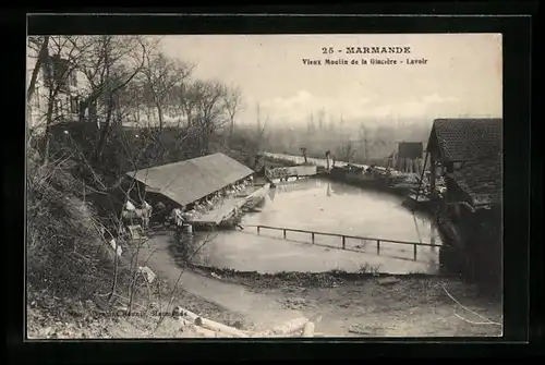 AK Marmande, Vieux Moulin de la Glacière, Lavoir