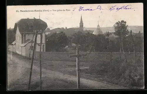 AK Monferran-Savès, Vue prise du Parc