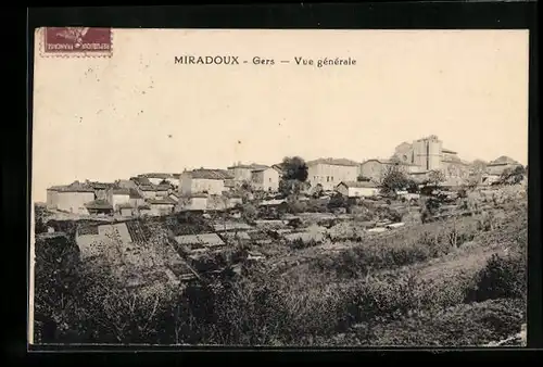 AK Miradoux, Gers, Vue generale