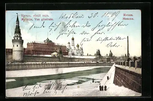 AK Moscou, Kremlin, Vue generale