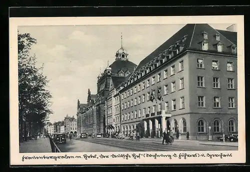 AK Nürnberg, Hotel Der deutsche Hof mit n