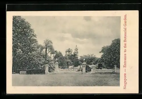 AK Singapore, Entrance to the Botanical Garden