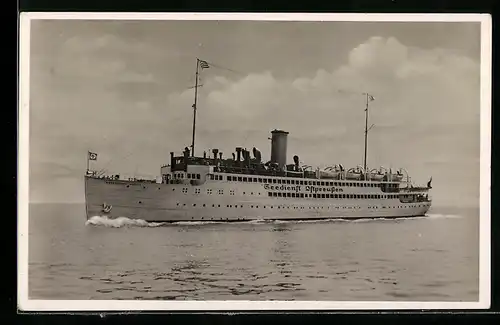 AK Dampfer MS Hansestadt Danzig des Seedienstes Ostpreussen