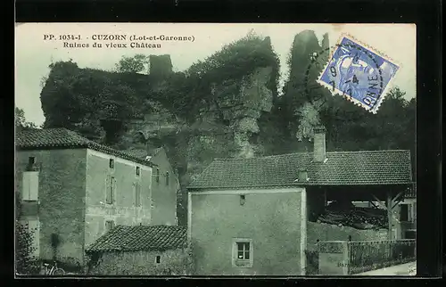 AK Cuzorn, Ruines du vieux Chateau