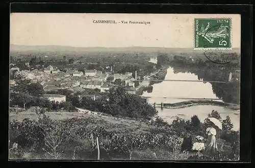 AK Casseneuil, Vue Panoramique